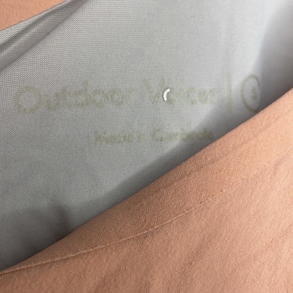 Outdoor Voices Exercise Dress Pink Peach Apricot Mauve Size Small - Picture 4 of 15